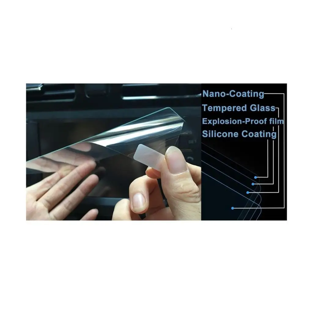 Car 8.5 Inch GPS Screen Display Protectors Tempered Films Foils   Shipping