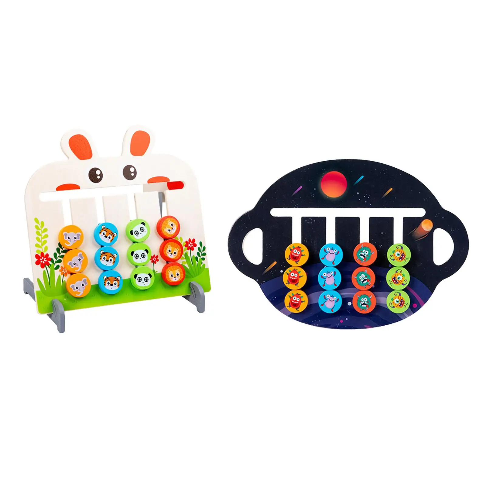 Sliding Puzzle Toy Development Toys Fine Motor Skill Sorting Toy for