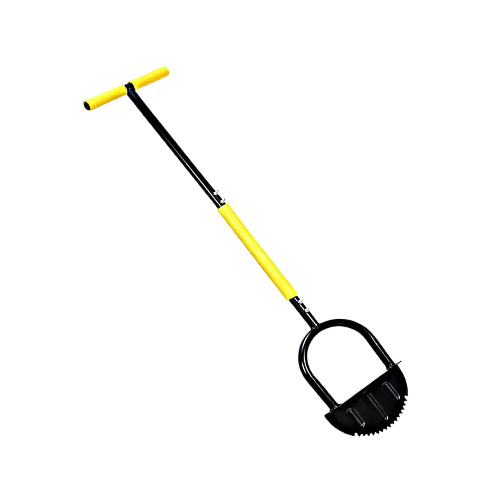 Lawn Edger with Handle Garden Trimming Edging Tool Manual Lawn Edger with Saw for Cleaning Edges Garden Flower Beds Landscaping