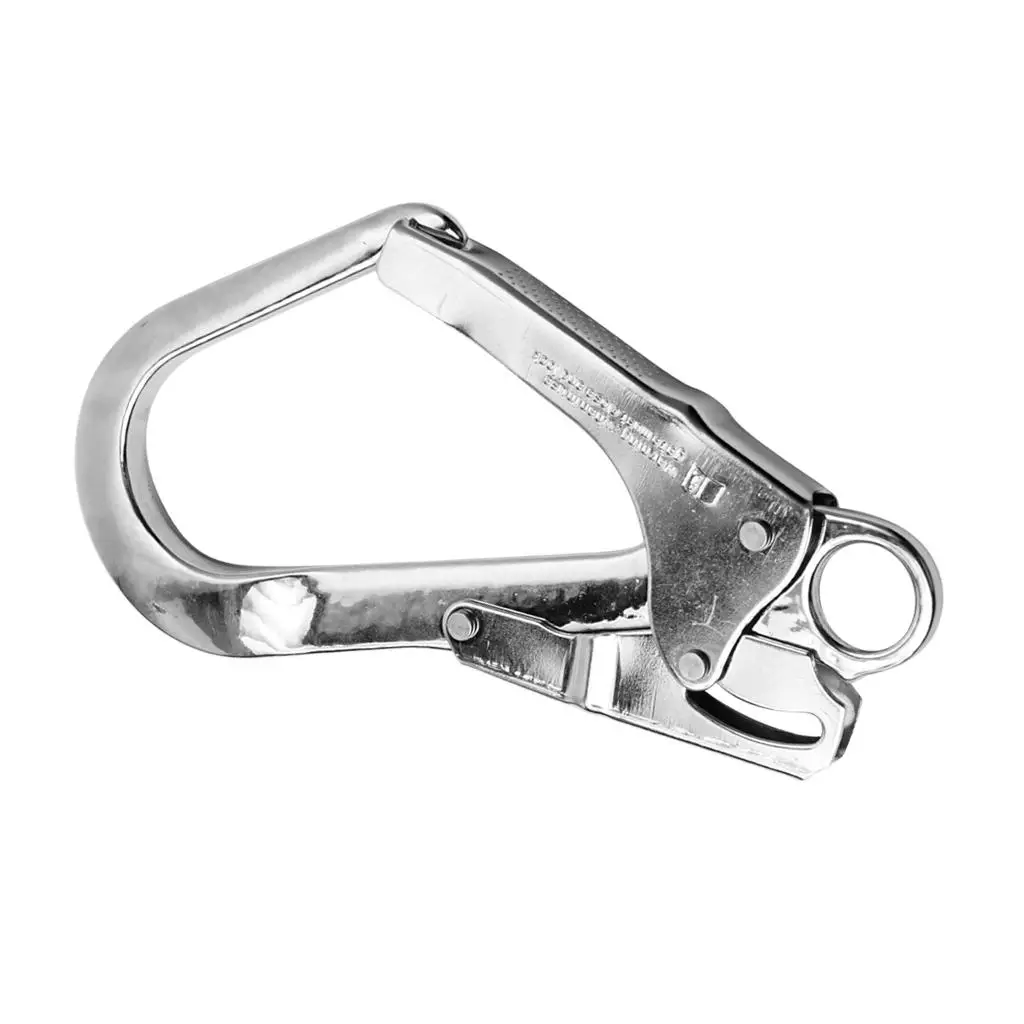 Rock Climbing Fall Protection Safety Lanyard Snap Hook 25KN CE Certified
