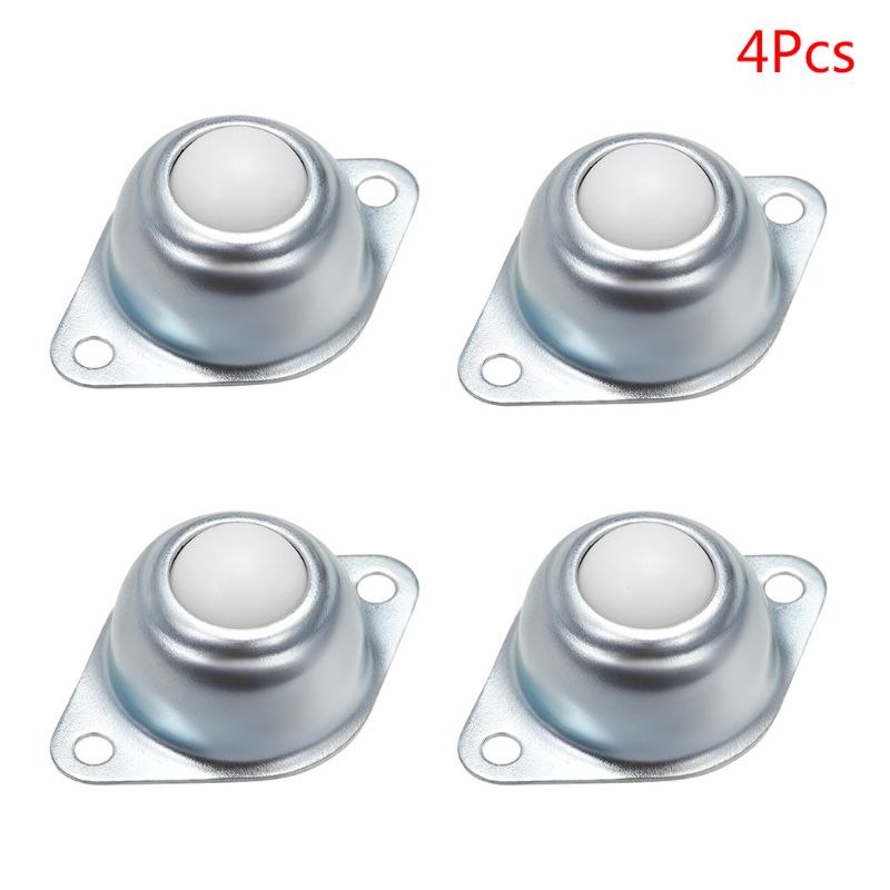 Description Picture 2 of item4 PCS Mini Swivel Casters Wheels Nylon Universal Wheels 360 Degree Rotatable Round Ball Pulley Storage Box Roller