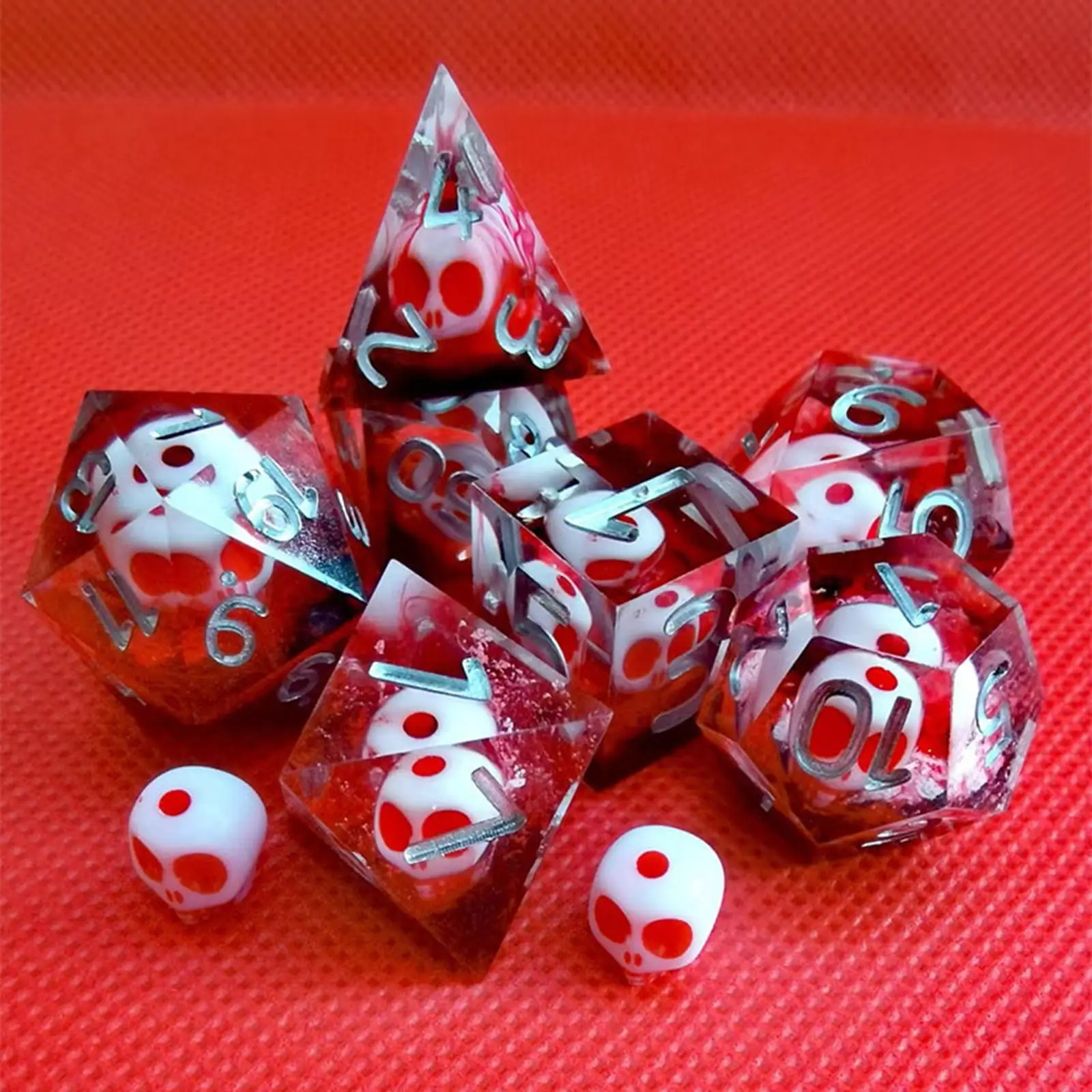 7Pcs Polyhedral Dices Set Table Game Multi Sided Party Supplies Leisure