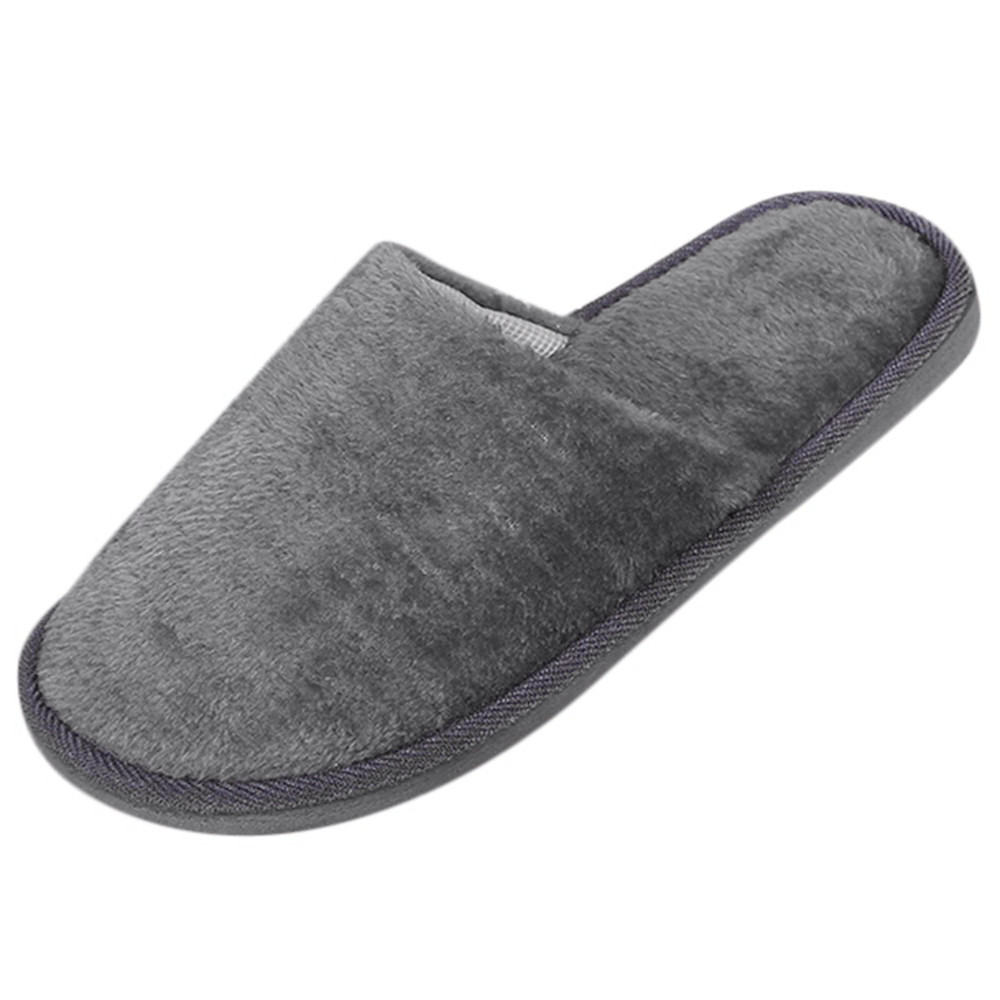 Title 8, Soft House Slippers for Man Flock Autumn Winter...