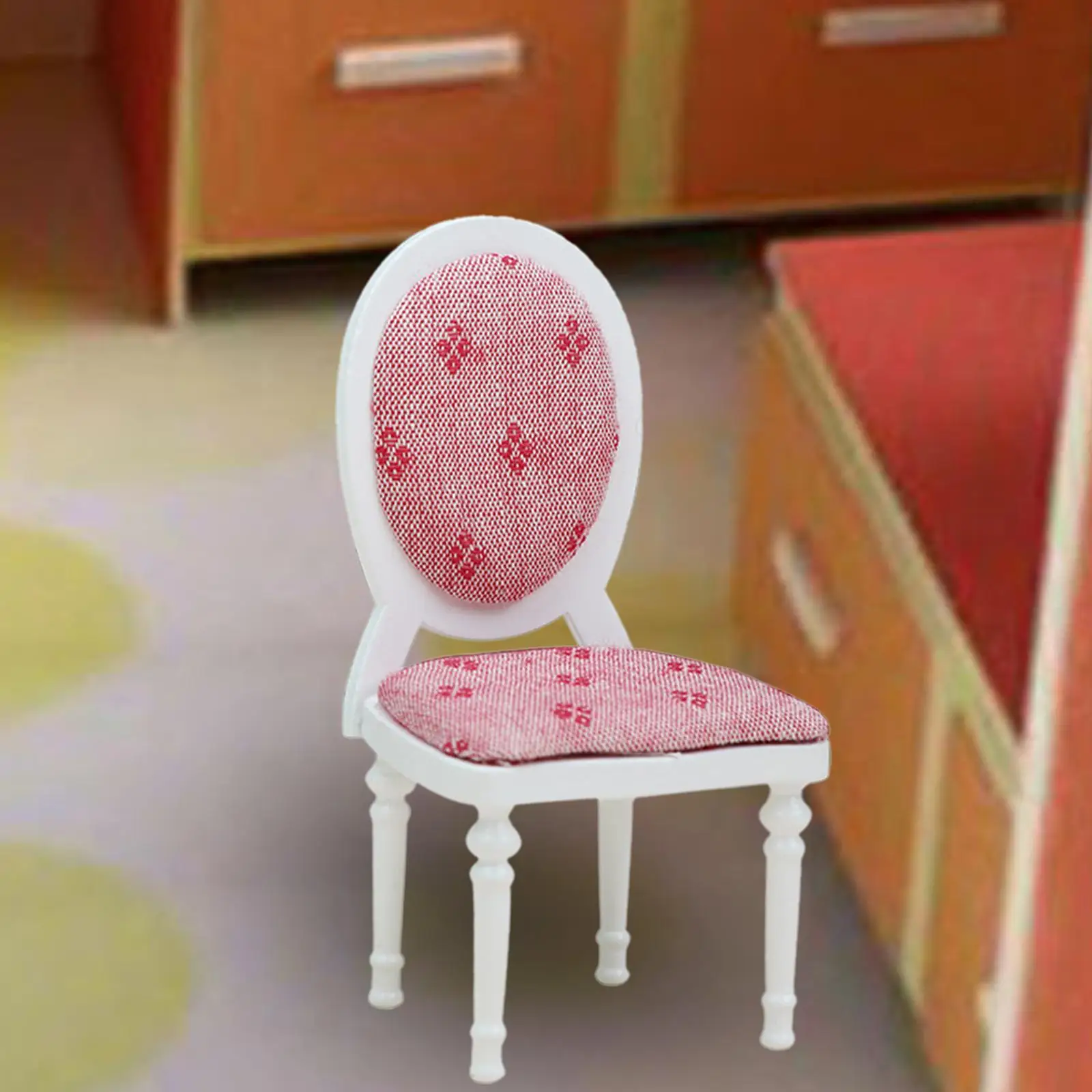 Mini Dollhouse Chair Furniture Kitchen Home Bedroom 1:12 Ornaments Scenery Supplies