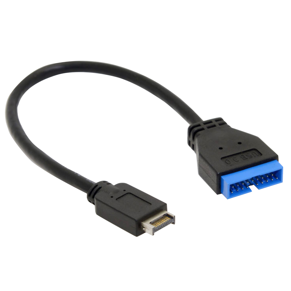 para USB 3.0 19Pin conversor adaptador de