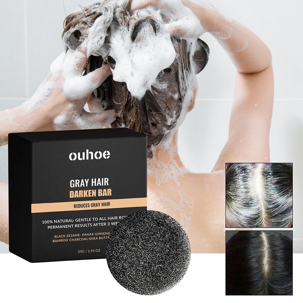 Best of NEW Hair Darkening Soap Shampoo Bar Fast Effective Repair Gray White Color Dye Hair Body Natural Organic Conditioner Black Soap Reviews & Tips