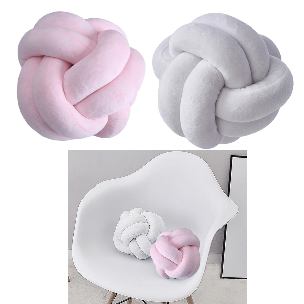 2x Knot  Throw Cushion 18cm Comfortable for Living Room Hotel