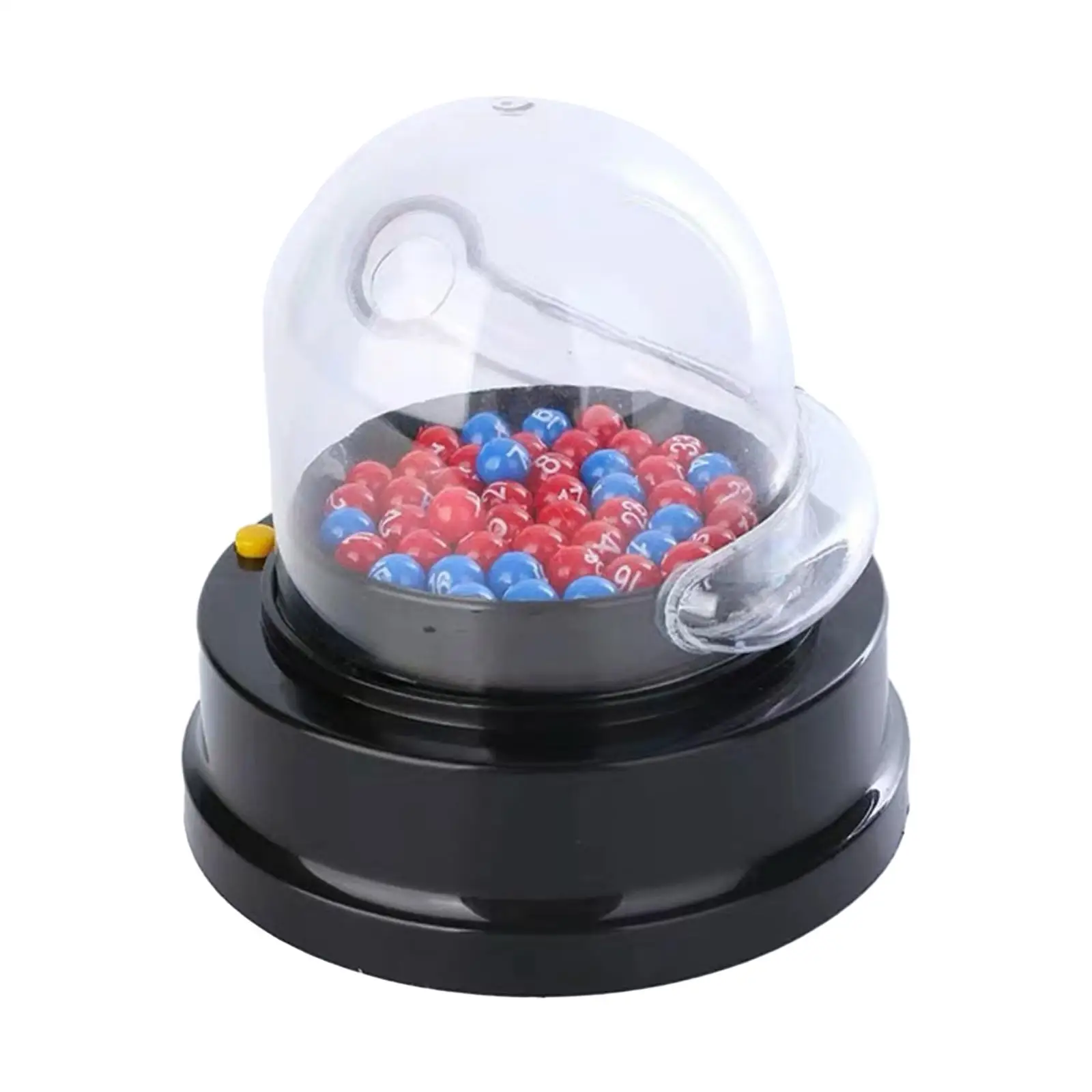 Electric Raffle Balls Machine Portable Bingo Machine Game with Balls for Club Restaurant Recreational Activity Sweepstakes