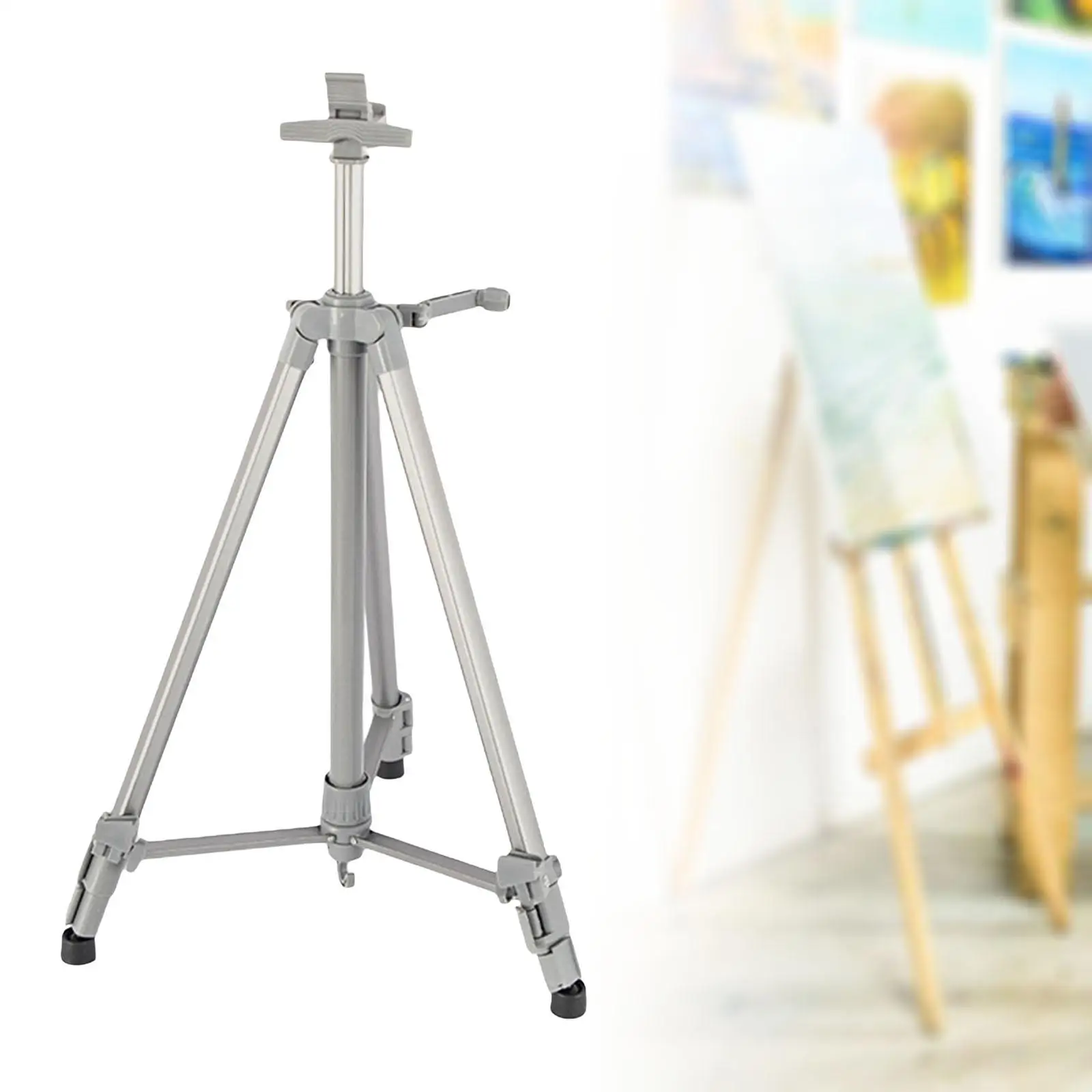 Adjustable Height Painting Easel Drawing Board Sketch Art Artist Tripod Display Stand for Displaying Painting Floor Tabletop