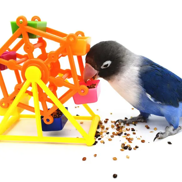 Hypeety - Mangeoire pour oiseaux en forme de roue rotative qui