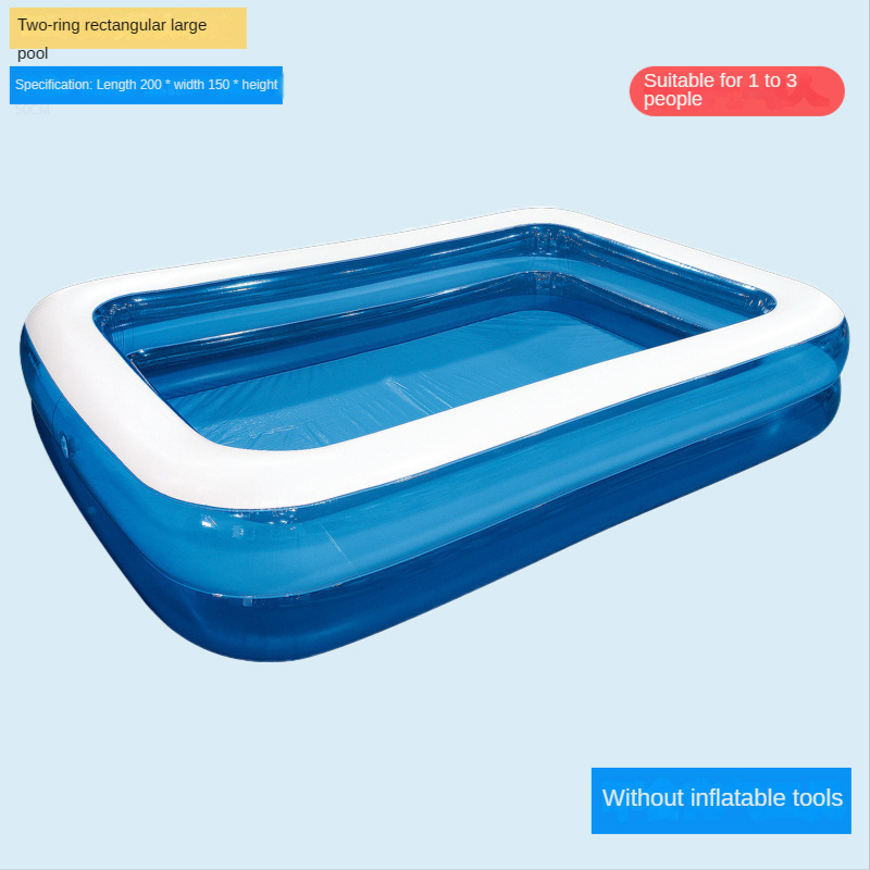 Title 6, Piscine gonflable en PVC pour enfants et adulte...