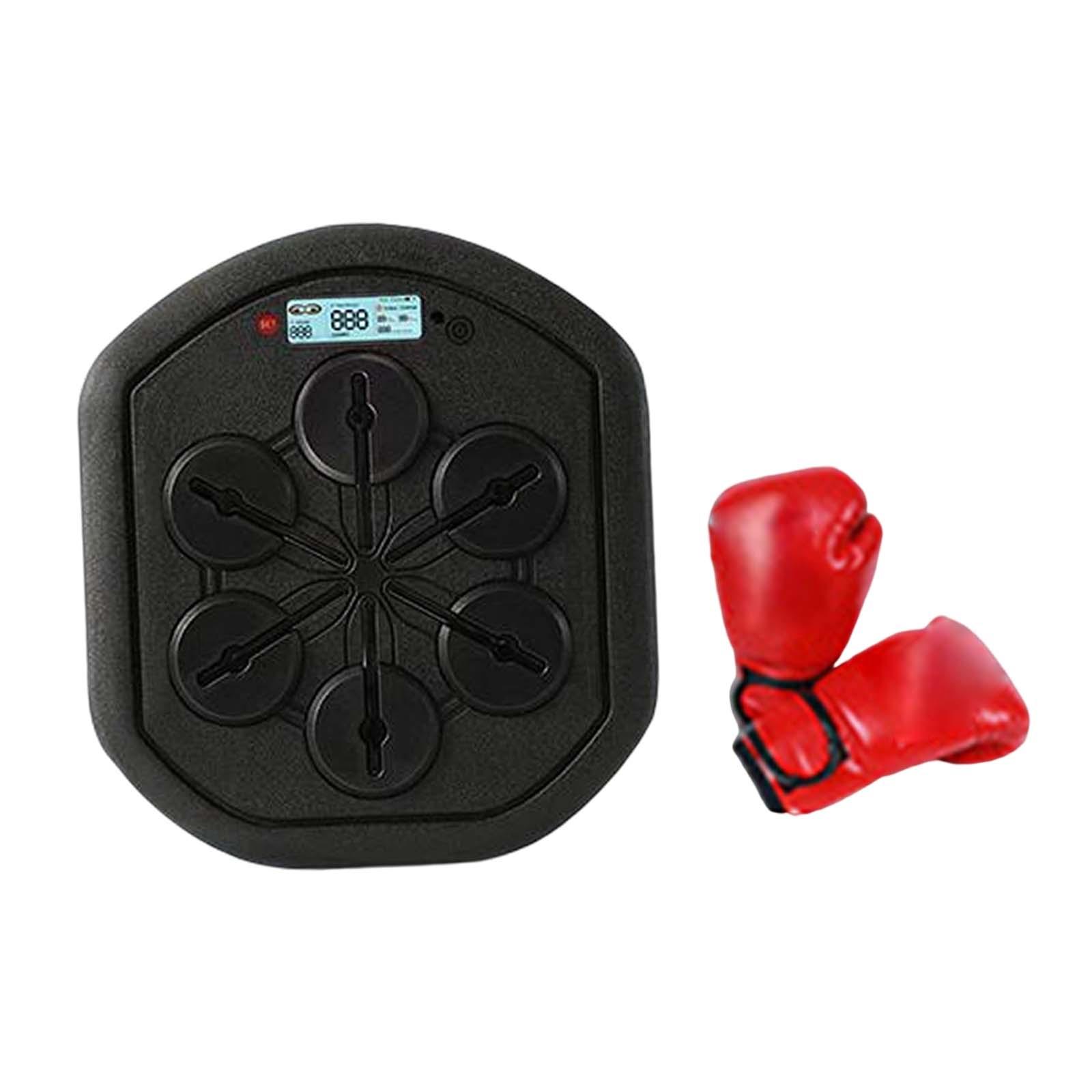 music Boxing Wall Target Training Boxing Practice Machine Wall Mounted Punching Pad for Kids Adults Reaction Target