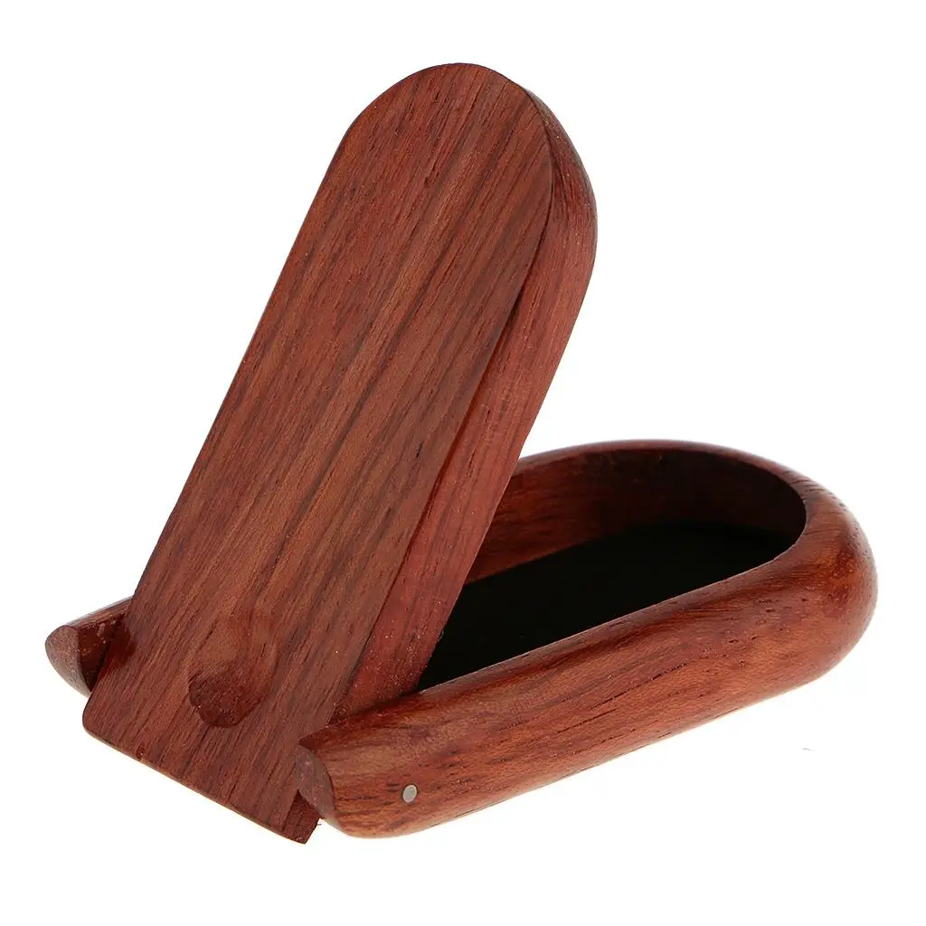 3xDurable Foldable Rosewood Smoking Pipe Stand Rack Holder for 1 Tobacco Pipe