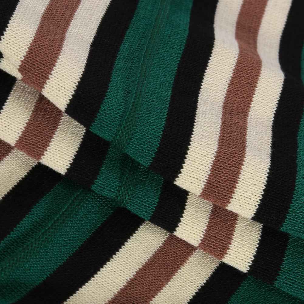 Men's Summer Knitted Shirt Contrast Color Single breasted Short Sleeve Stripe Print Knitted Summer Tops Male Clothes 22 Sbd41eef611d143269b4e48a885ca6f9eJ