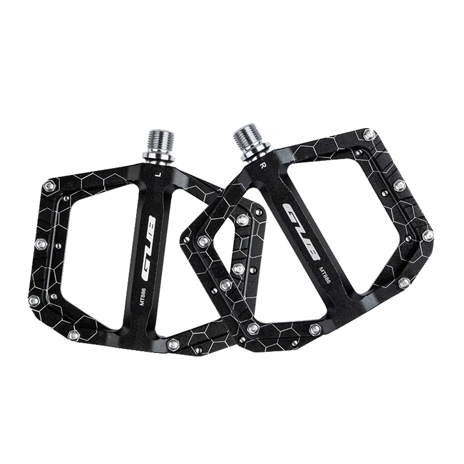 Bike Pedals Mountain Road Bicycle Flat Platform MTB Cycling Alloy 9/16