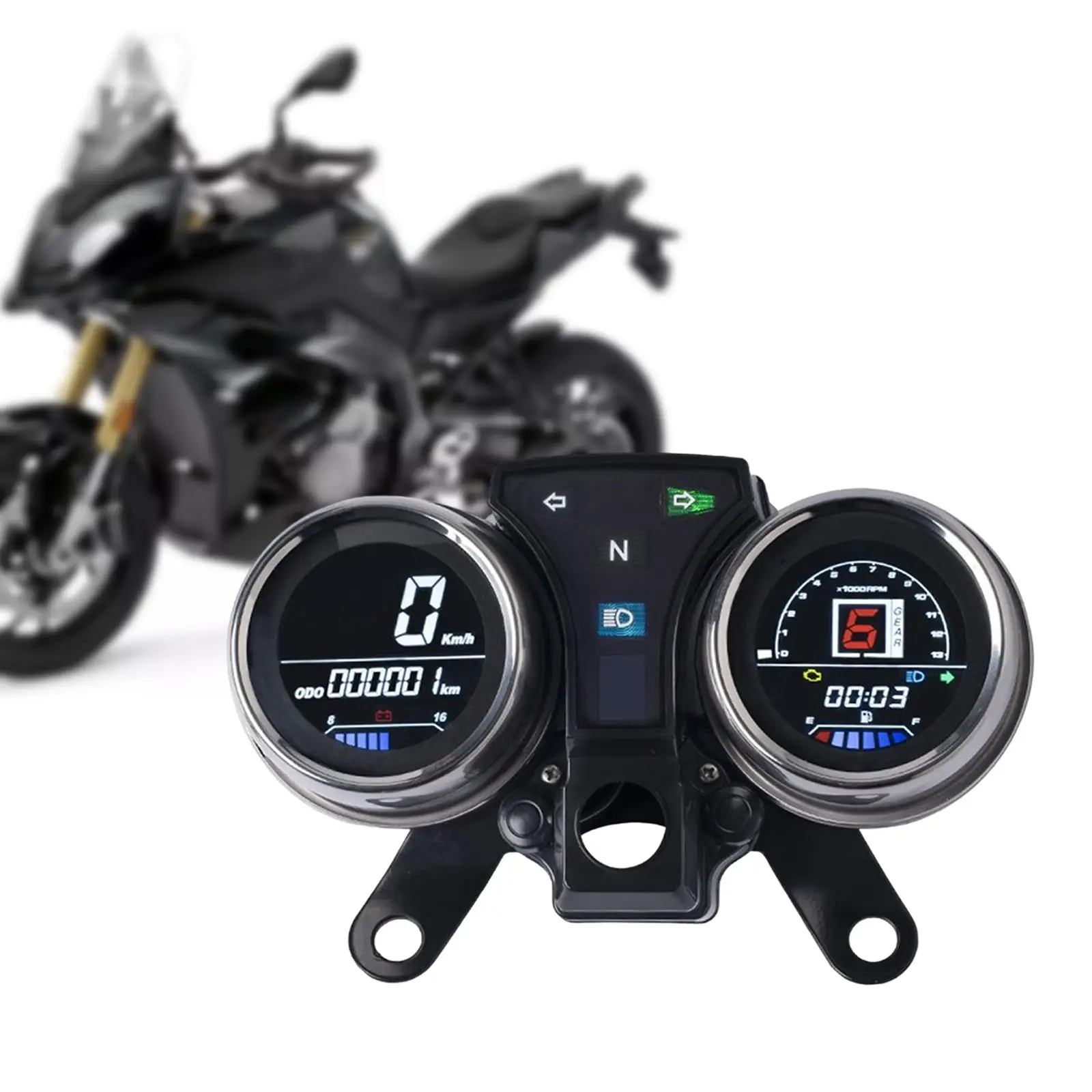 Motorbike VA LCD Digital Dashboard Replace Easy Installation for cm125