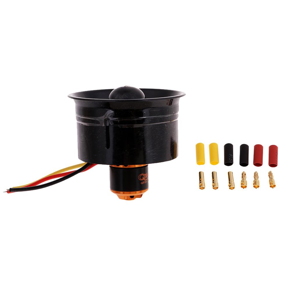 64mm Duct Fan QF2611 4500KV Brushless Motor 5  for RC EDF Jet Airplanes