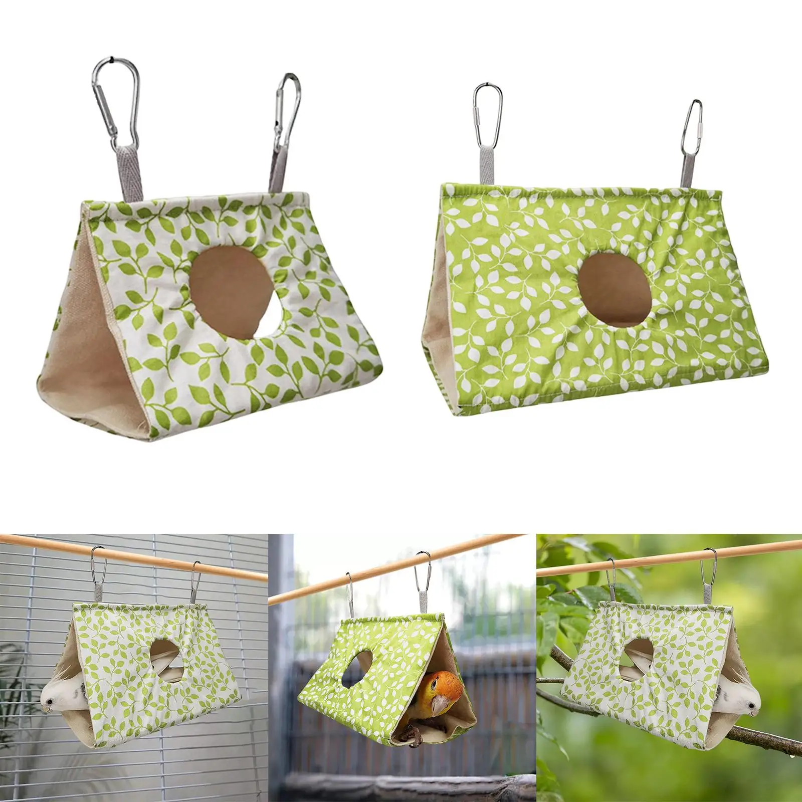 Bird House Nest Sleeping Bed Summer Hanging Hammock for Budgie Parakeet Nest Accessories