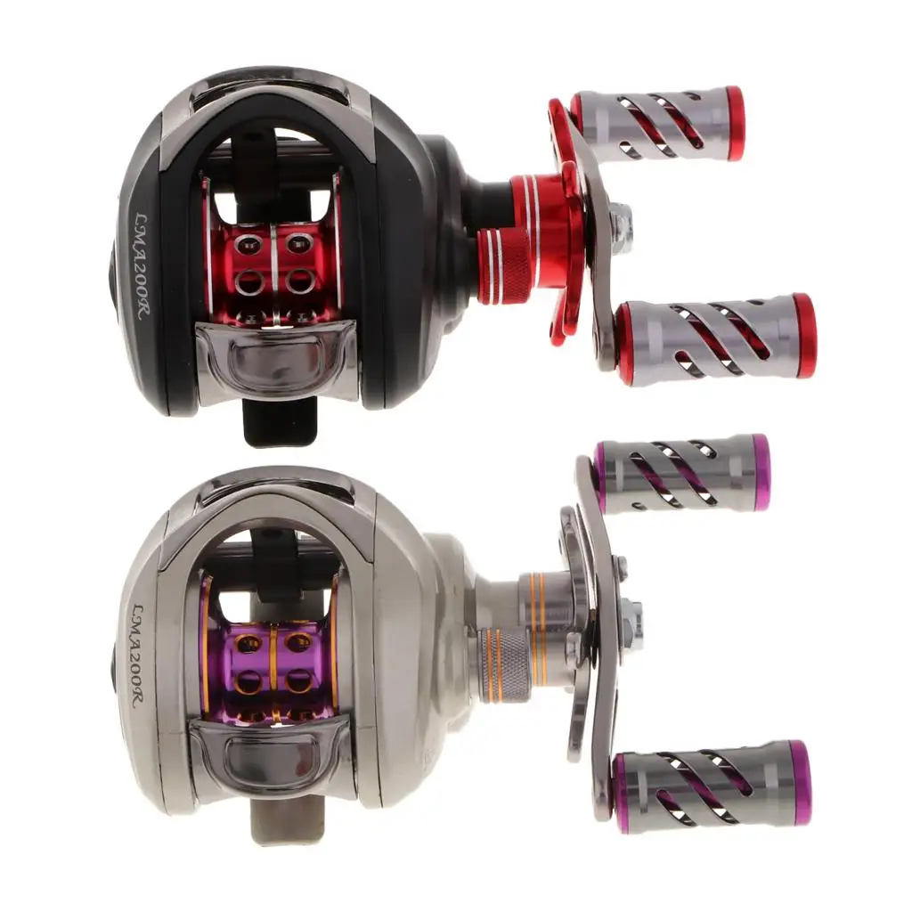 10+1BB Low Profile casting Reel 6.3:1 Fishing Reel Right Hand caster Reels