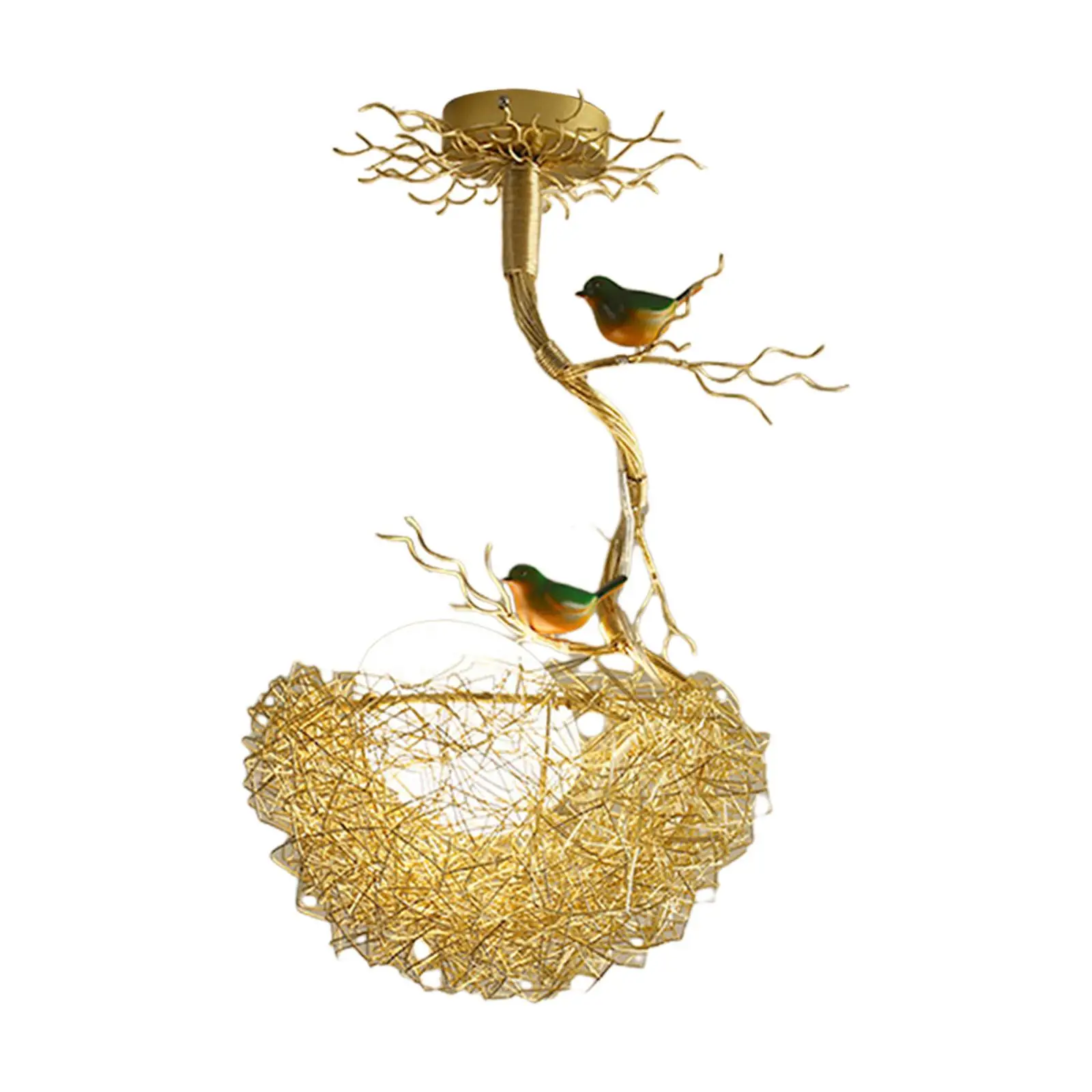 Bird Nest Chandelier Light Decor Pendant Led Pendant Light Lighting for Bedroom Farmhouse Staircase Living Room Loft