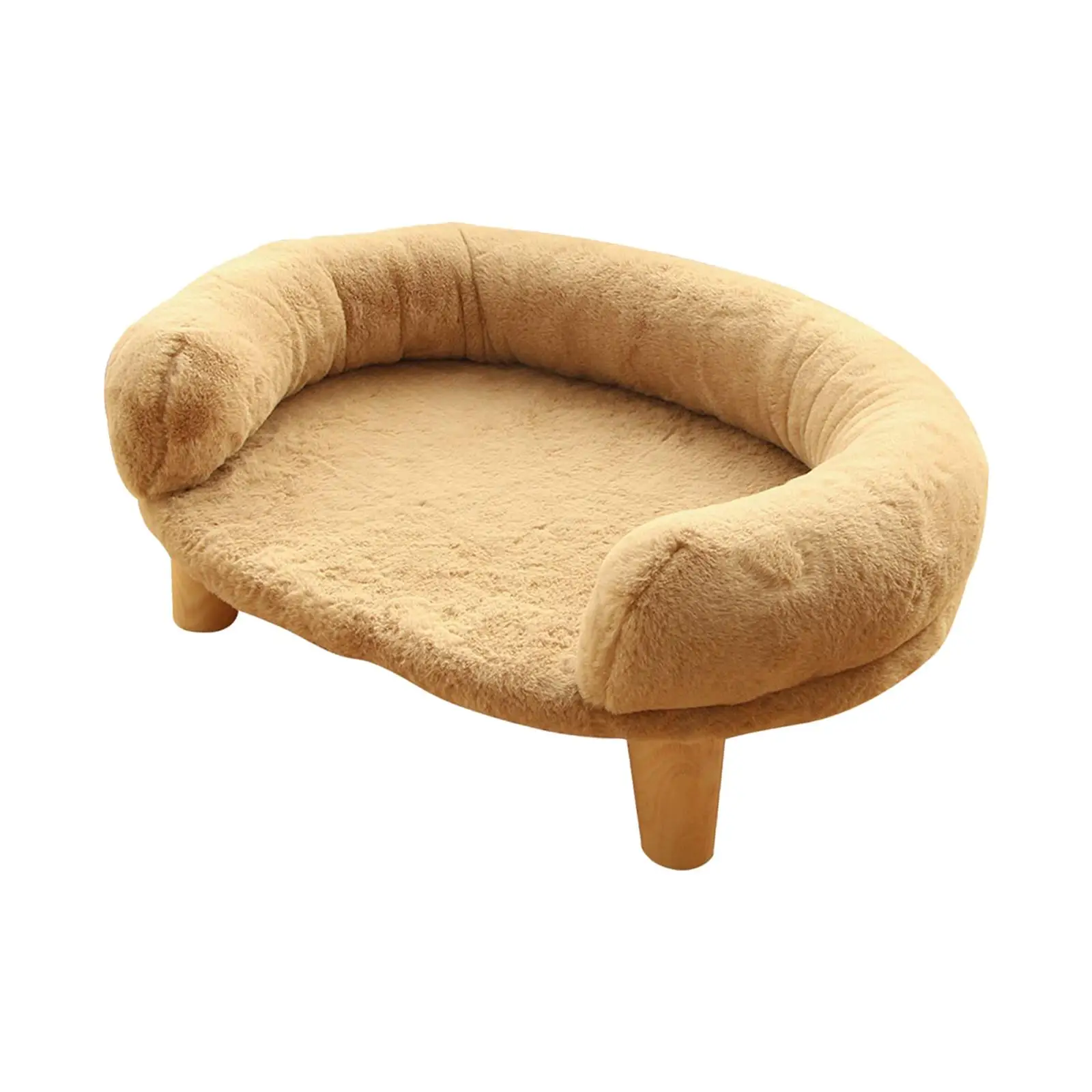 Cats Warm Couch Anti Slip Legs Soft Pet Bed for Puppy Small Medium Dog Kitty