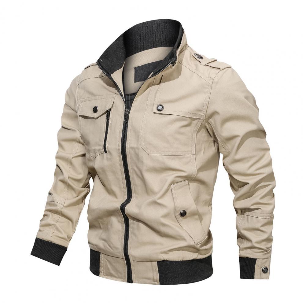 Title 1, Veste Cargo en coton pour hommes, blouson bomba...