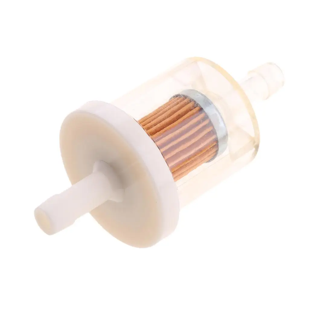  Universal Petrol Inline Fuel Filter LARGE Car Part Fit 7mm Pipes