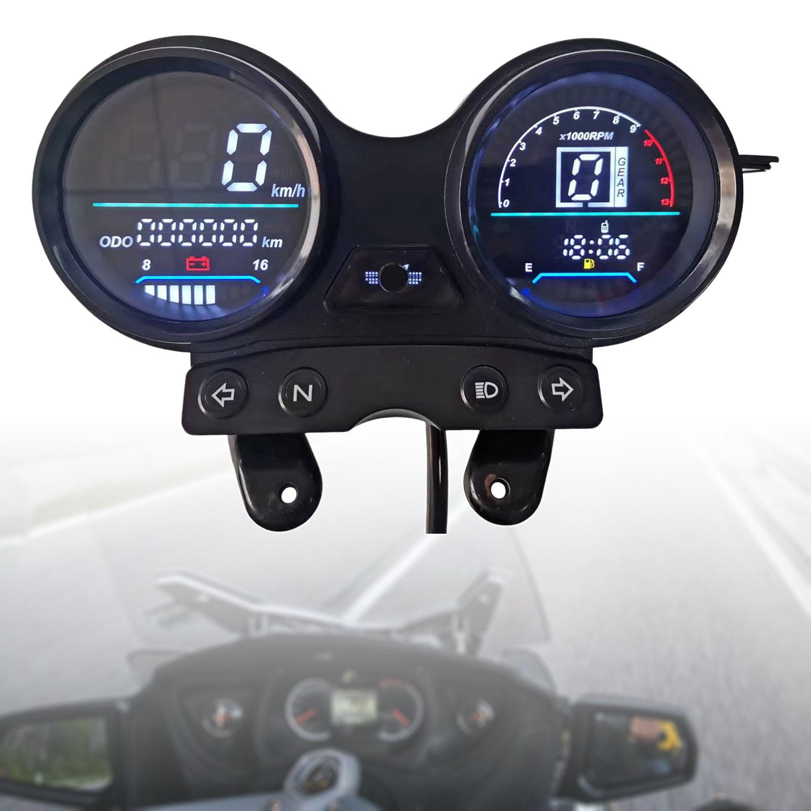 Digital Odometer Speedometer 12V with USB Charging Function for Ybr 125