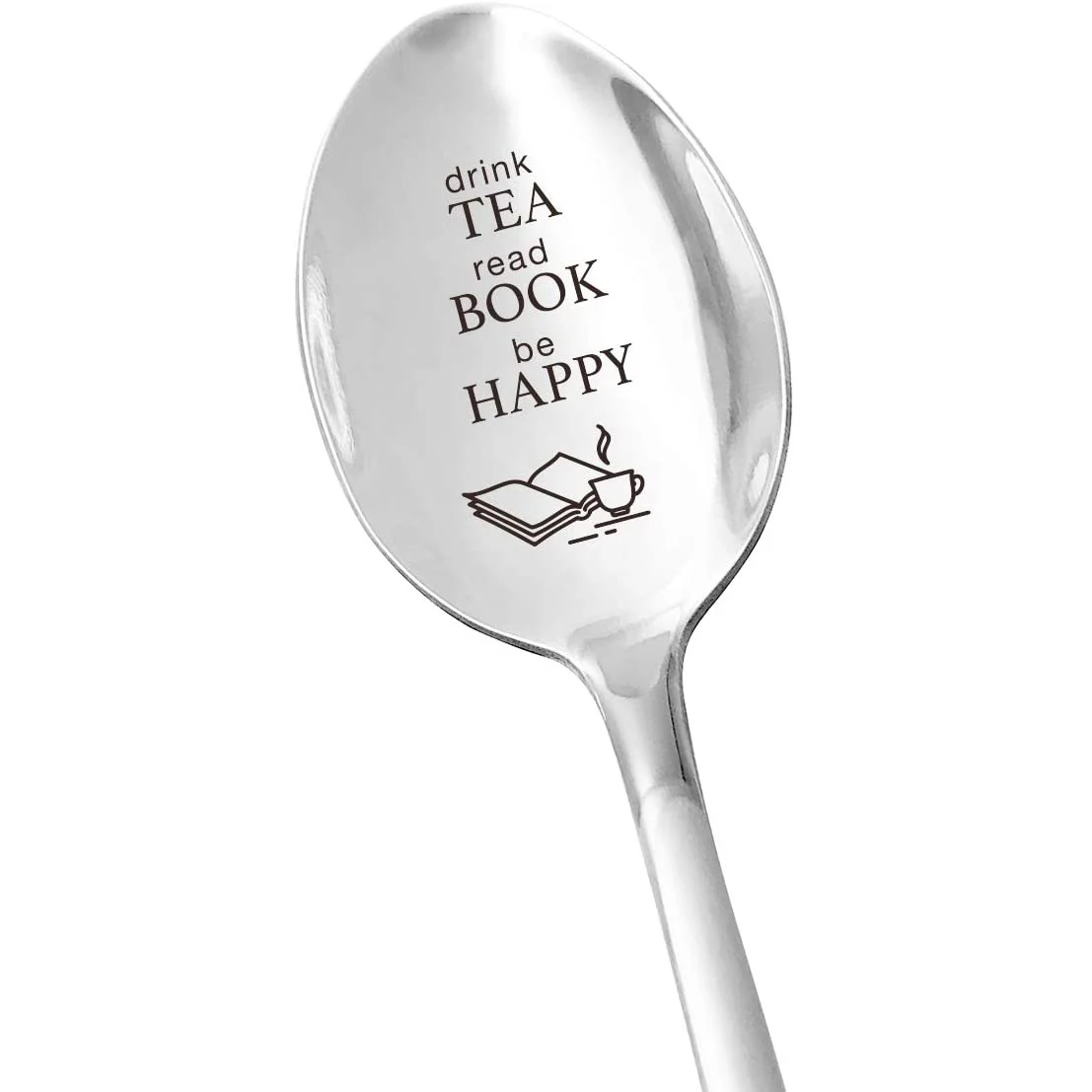 Chillake Best Coffee Lover Tea Lover Stainless Steel Engraved Spoon Youre Awesome Keep That Up Engraved Spoon Funny Coffee Gift for Women/Men 
