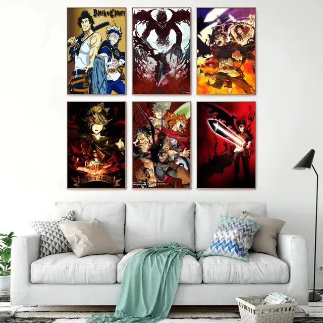 Asta Black Clover Anime Decoration Home Decor Canvas Painting Living Room  Wall Art Pictures Posters Prints - AliExpress, asta wallpaper celular 