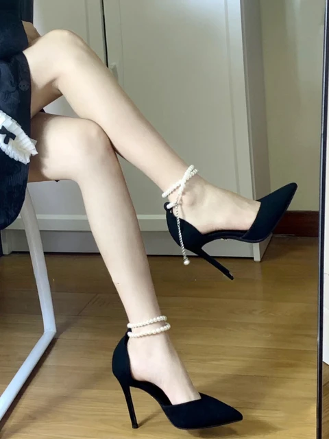 ❤women womens's High Heels shoe shoes Simple korea fashion Ladies Peep toes  Flat Heel❤ | Shopee Malaysia