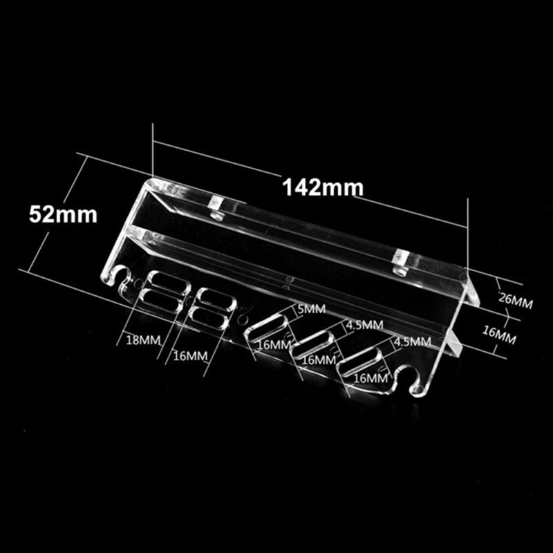 1PCS Neue Aquarium Anlage Werkzeuge Lagerung Rack Acryl Halter für Pinzette Schaber Schere Aquarium Wasser Gras Reinigung Werkzeug halter – Detail 3