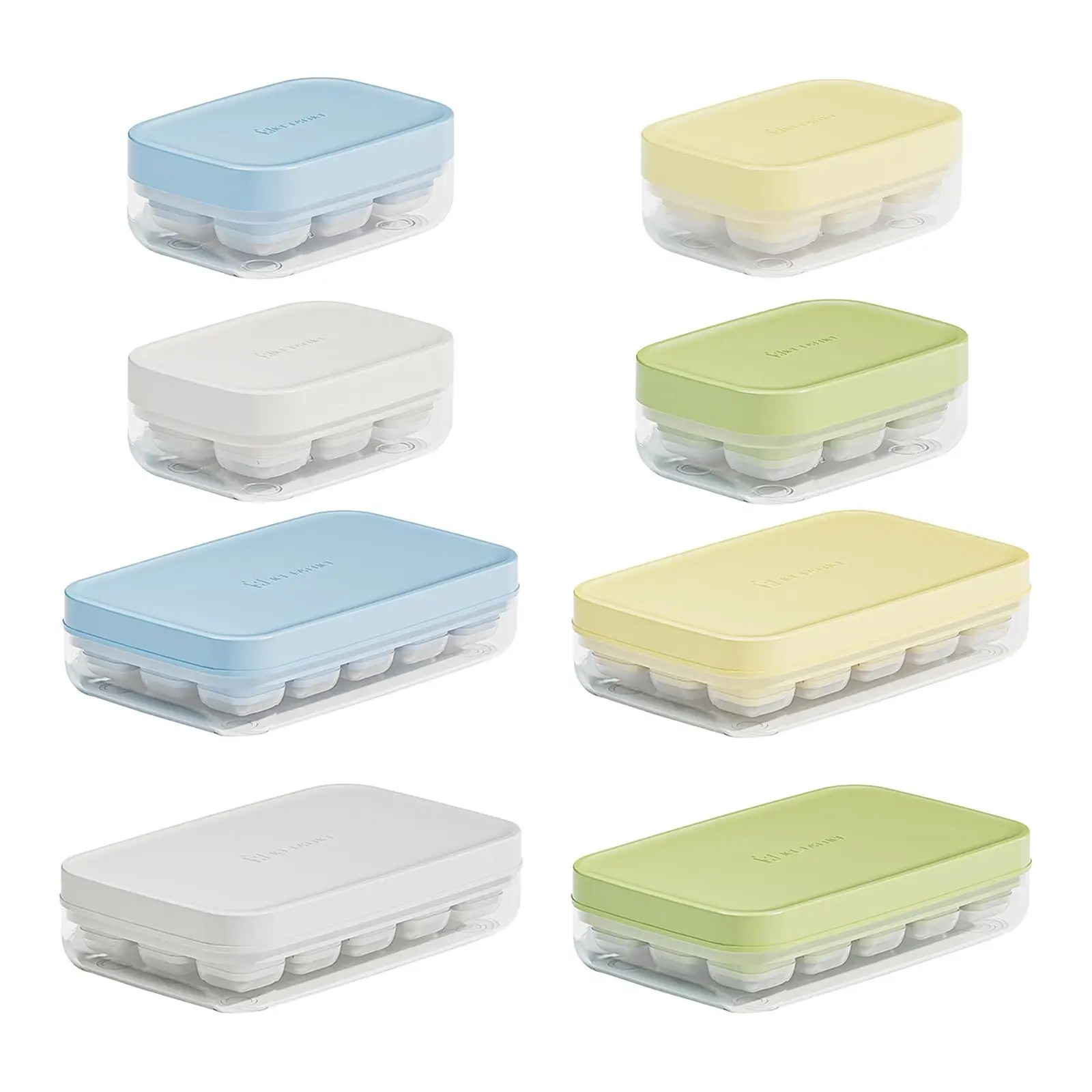 freezers ice Tray Space Saving Easy Release for pudding Drinks