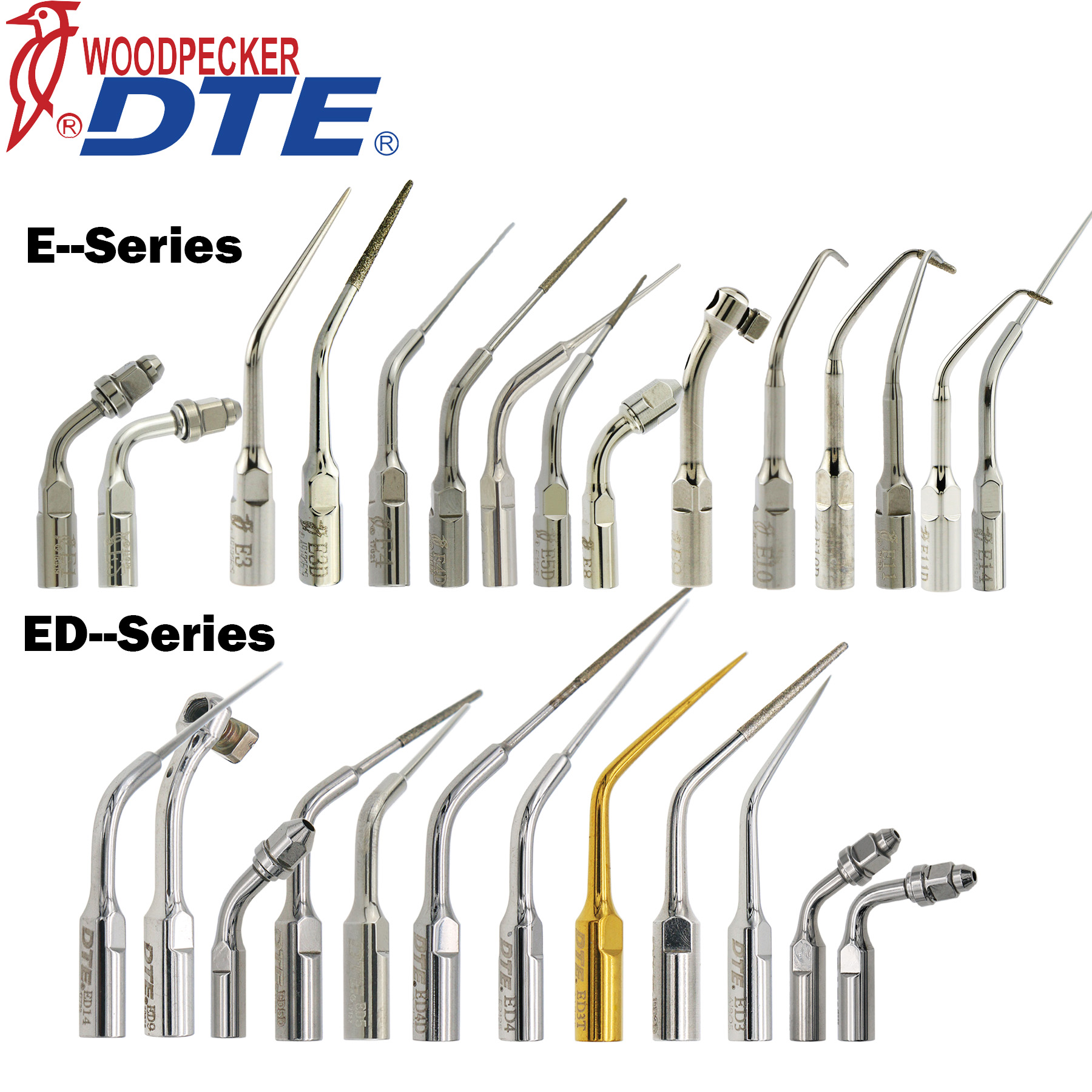 Best of Woodpecker DTE Dental Ultrasonic Scaler Tips Scaling Endodontics Tips Medical Accessories Fit EMS SATELEC NSK Dentistry Tools Reviews & Tips