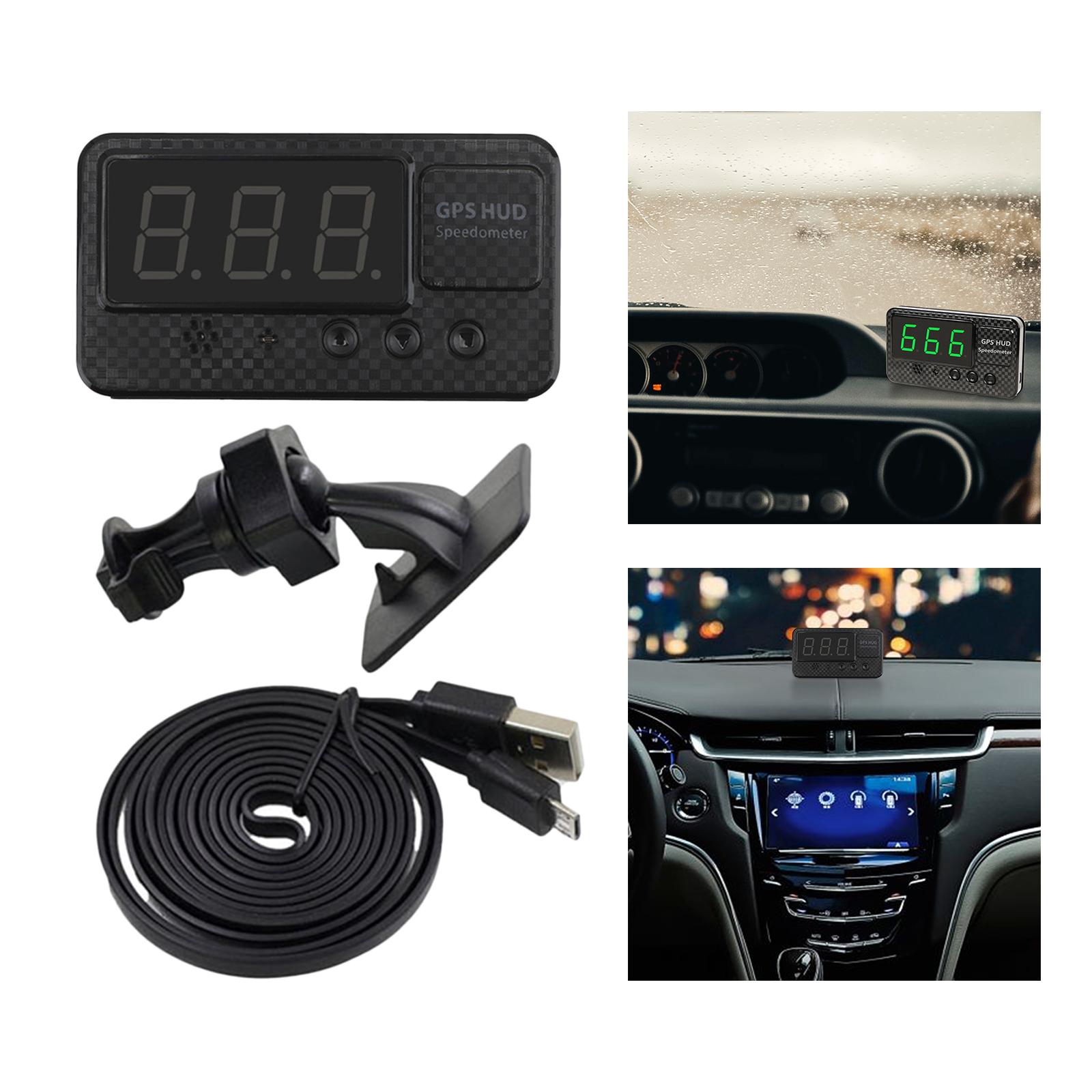 Car, LED Display Overspeed Warning Alarm Big Fonts,  Display, for Golf All Cars SUV ATV  Driving