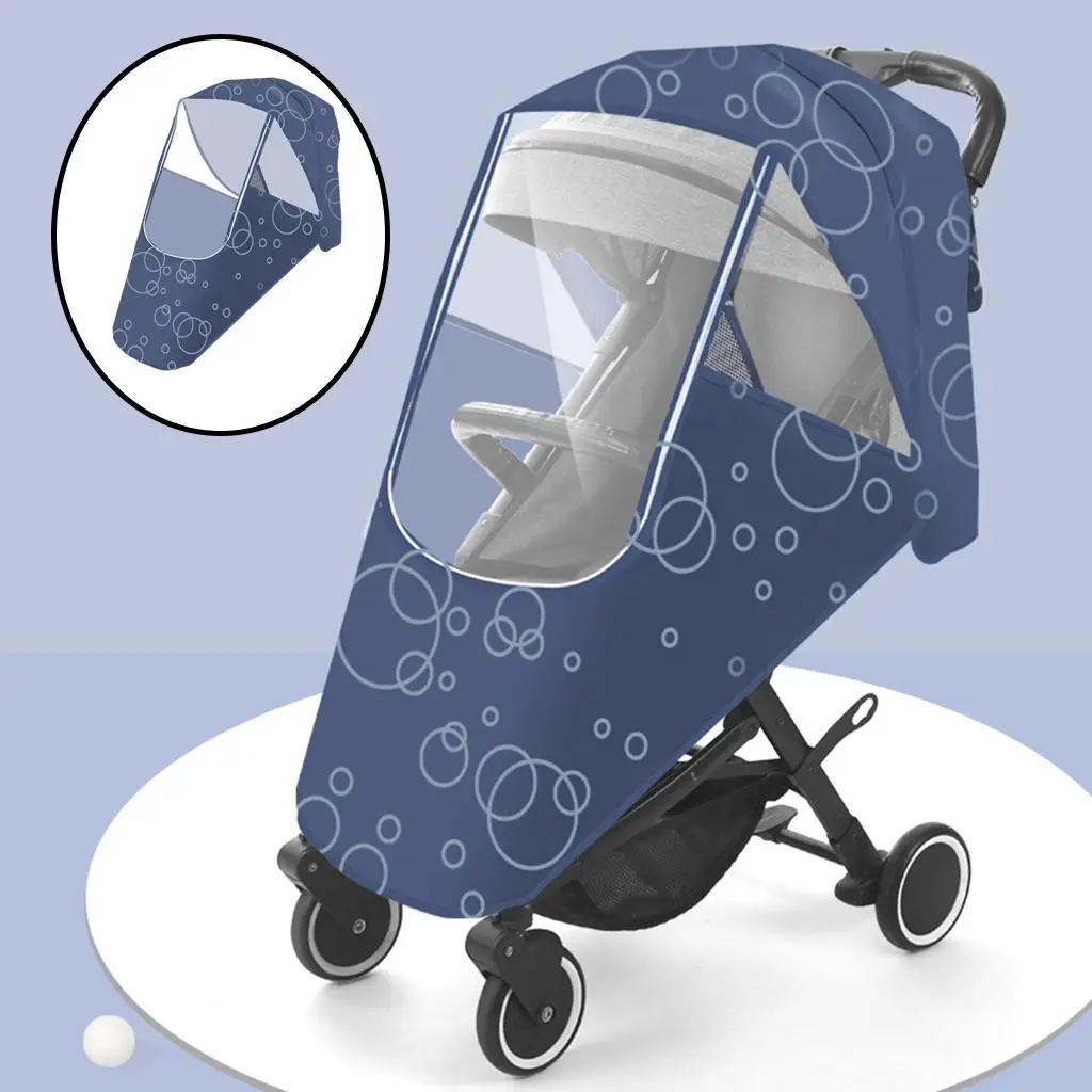 Stroller Rain Cover, Universal Stroller , Raincoat, Windproof Protection, Dust And Water Protection