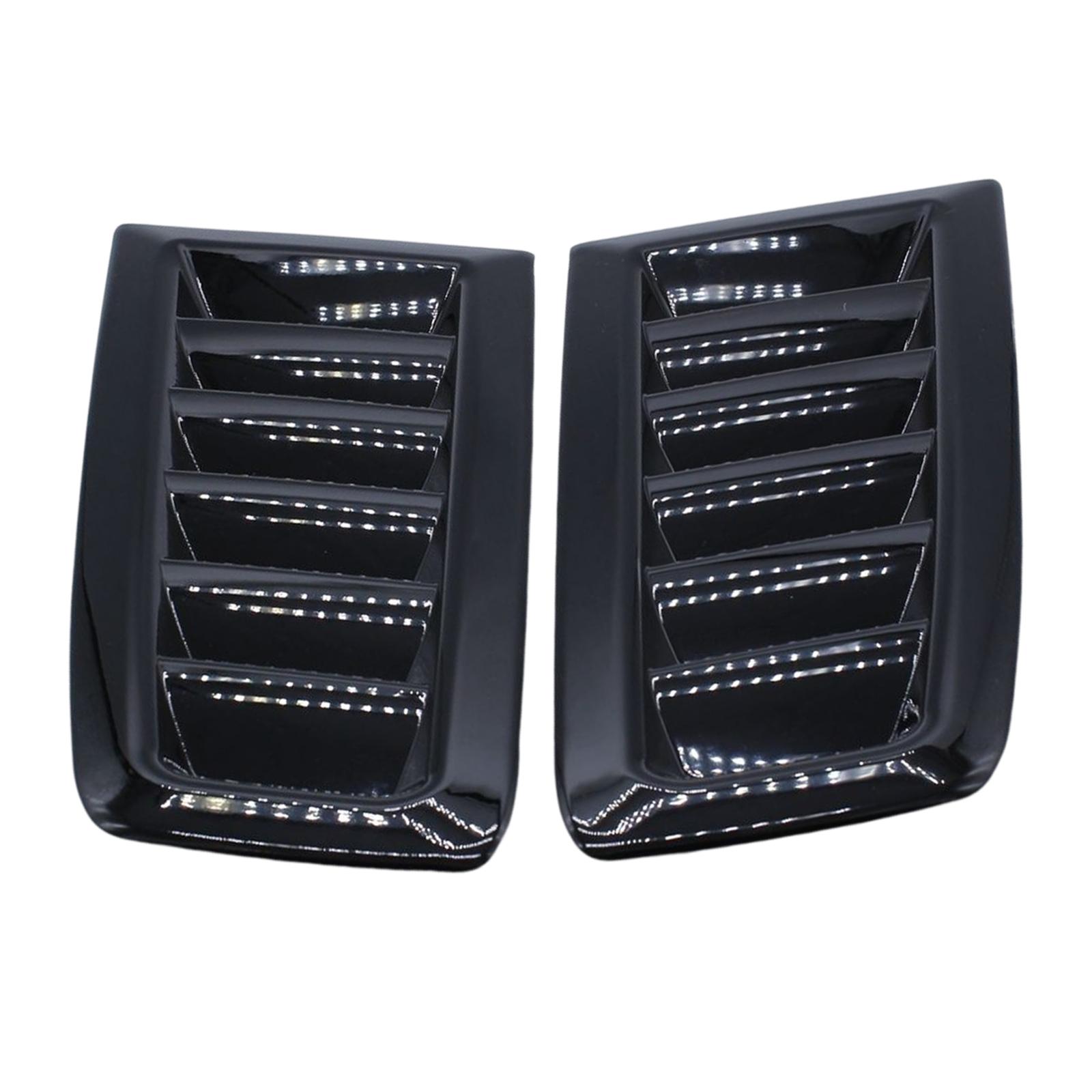 2Pcs Car Hood Vent Scoops Exterior Parts Durable Auto for Ford Focus RS