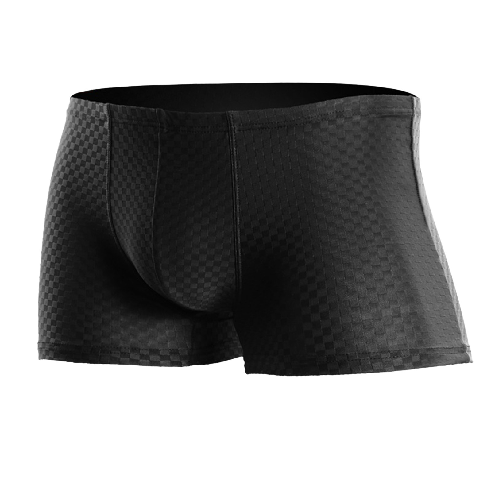 Title 19, Boxer en soie glacée transparente pour homme, s...