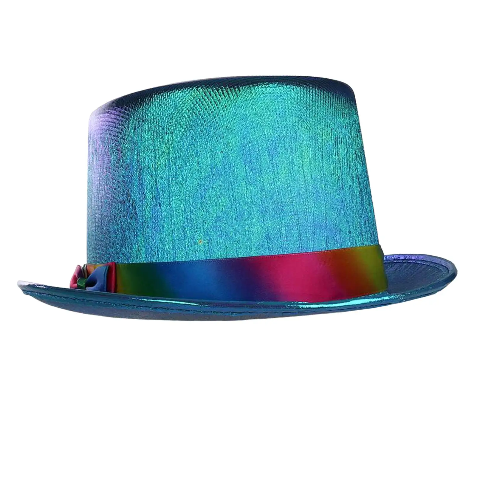 Casual Jazz Top Hat Decoration Wide Brim Dress Costume Unisex Sunhat Gentleman Jazz Cap for Outdoor Travel Summer Dance