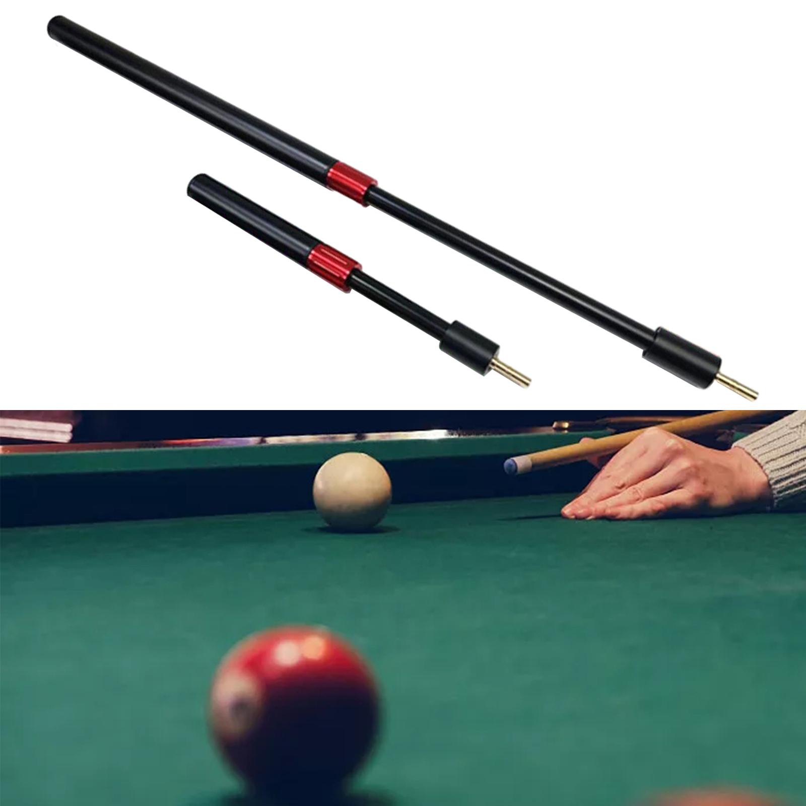 2Pcs Billiards Cue Extension 9inch 18inch Pool Cue Extender End Lengthener