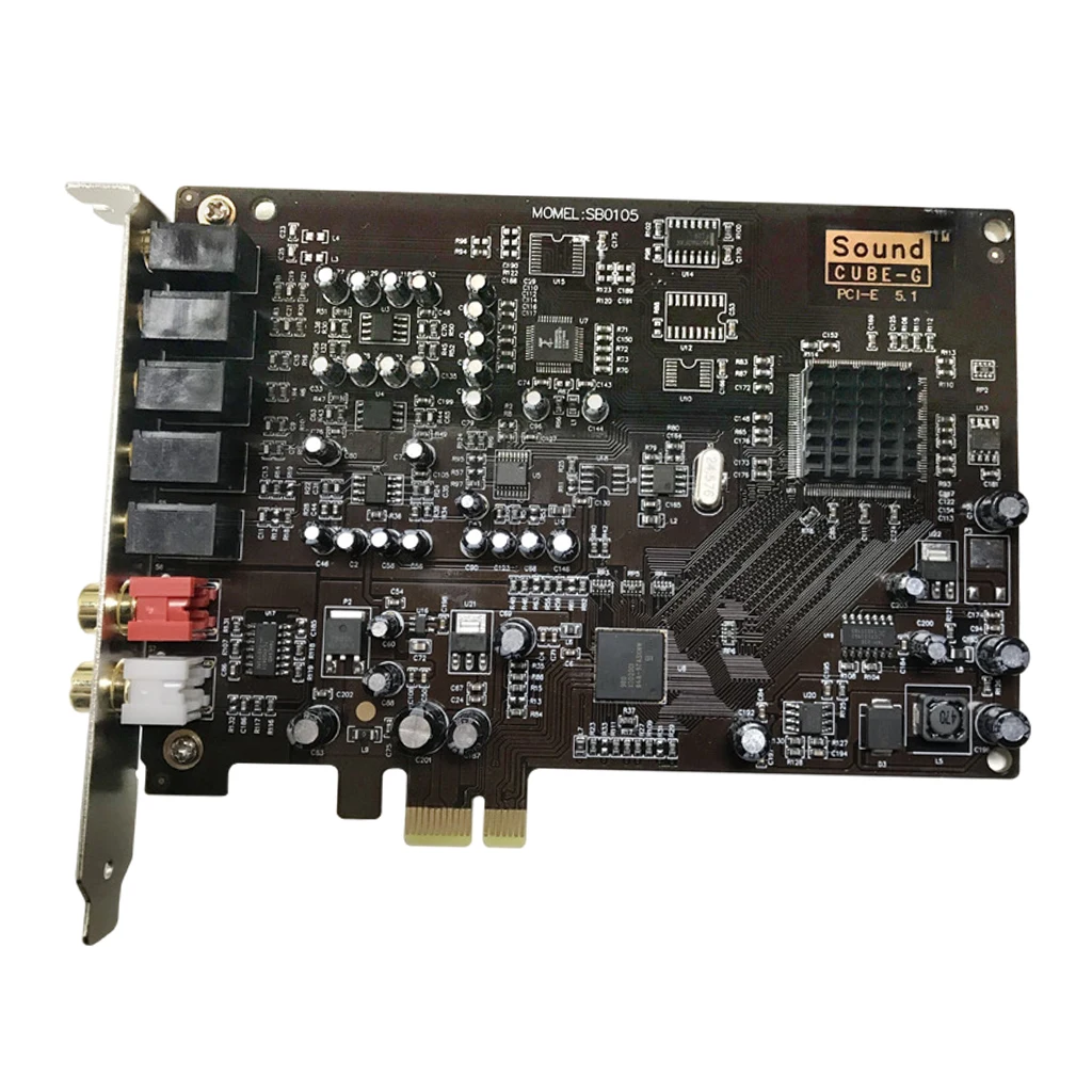5.1 92kHz/24-bit 116dB SNR Gaming Sound Card with 0 compatibility