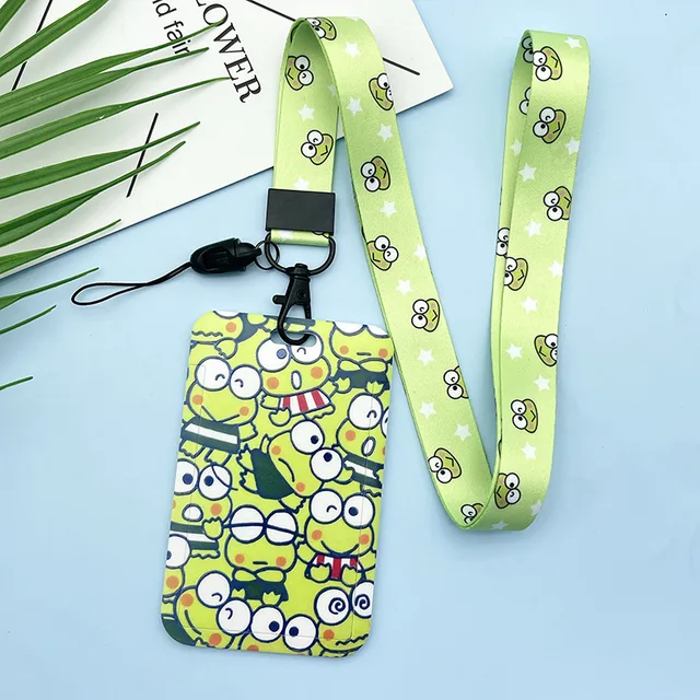 Surreal Entertainment Sanrio Hello Kitty And Keroppi Boba Tea Lanyards With Badge  Holders