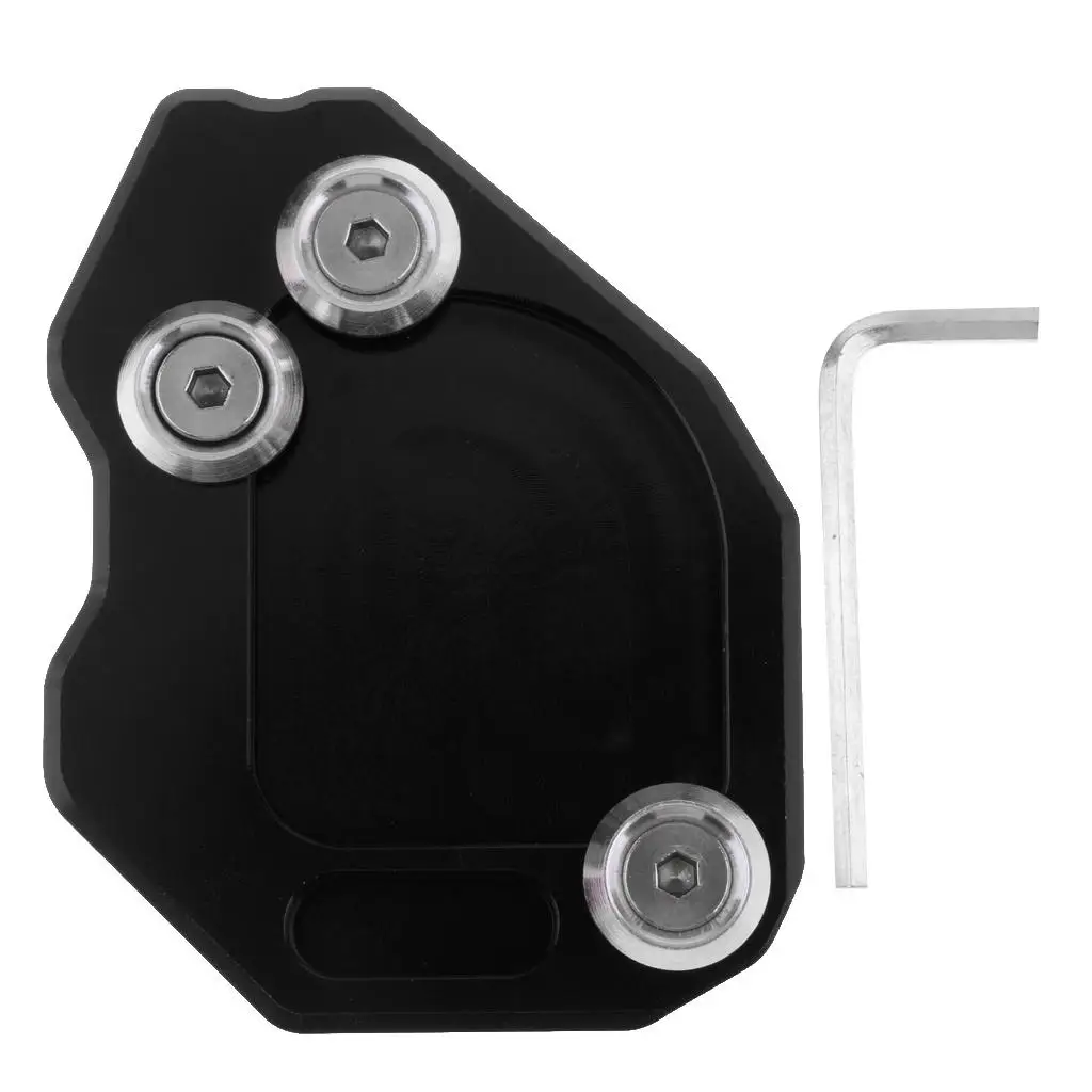 3 Colors Available, T6061 Aluminum CNC Side Stand Plate Kickstand Pad For BMW F800GS 08-14