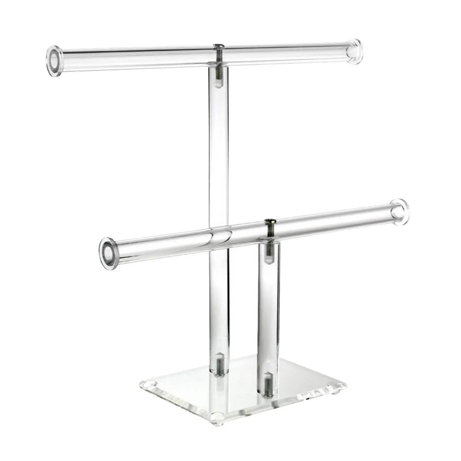 Jewelry Display Stand Holder Acrylic Clear Organizer for Earrings Necklaces Selling Retail
