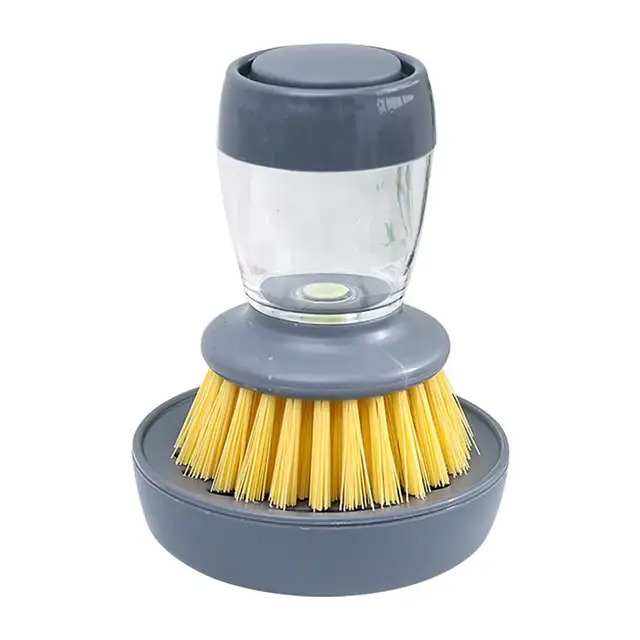 Scrub Brush Soap Dispenser Scrubber Dish Washing Kitchen Kitchen Storage  Stand Set With Lazy Palm For Pot Pan And Sink