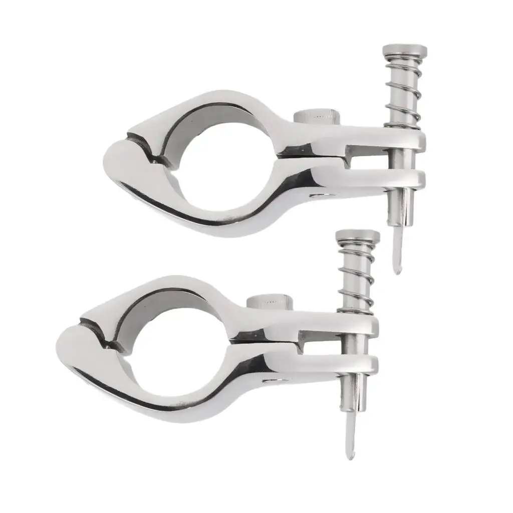 2pcs Boat Canopy/Cover Fitting Clamp Deck /8`` Bar Accessory