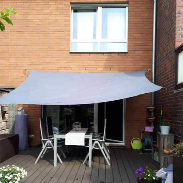 MINKUROW Toldo Vela Rectangular 3x5m Arena, Toldo Impermeable Protección Uv  Para Jardín Patio Patio Exterior Piscina