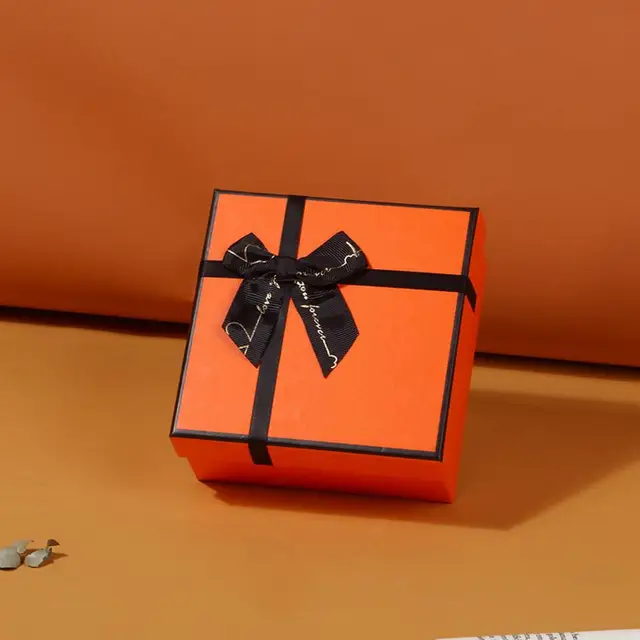 New Orange Gift Box Perfume Cosmetics Wallet Gift Packaging Box