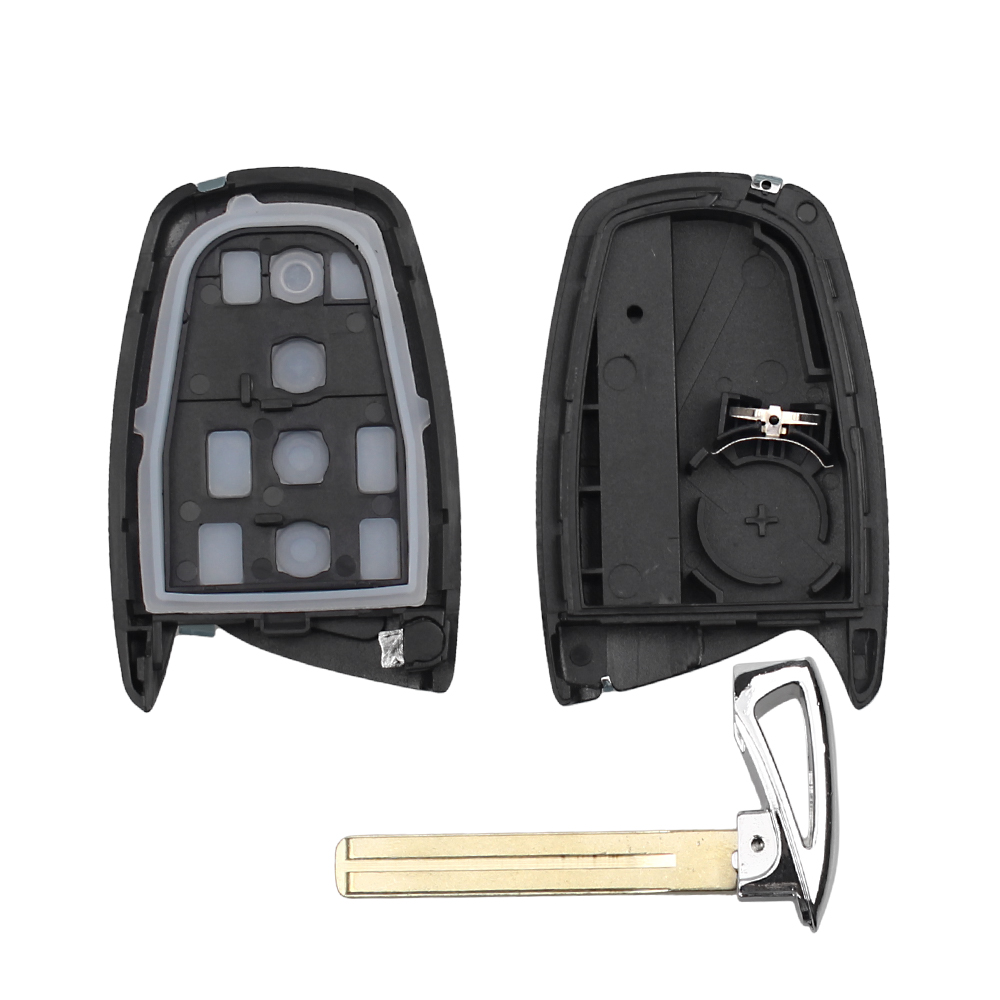 KEYYOU Für Hyundai Genesis Santa Fe 2012-2018 Equus Azera Tucson Smart Fob Fernbedienung Auto Schlüssel Shell 3/4 Tasten schlüssellose Abdeckung Fall – Detail 5