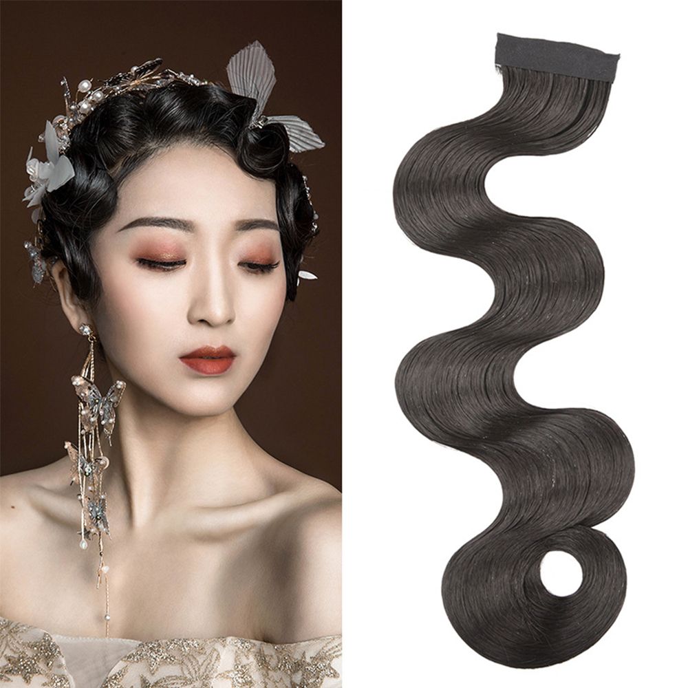 Best of Retro Natural Wig Wavy Bangs Cheongsam Curly Bangs Shanghai Night Style Matte Silk Matte Bang Synthetic Hair Piece Reviews & Tips - Image 5